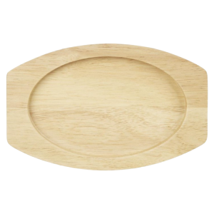 Plank voor Ovale Gietijzeren Schotel - 230x135 mm