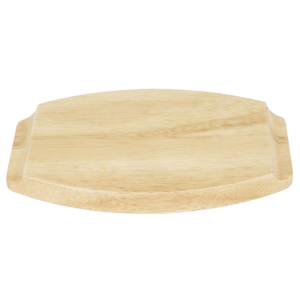 Plank voor Ovale Gietijzeren Schotel - 230x135 mm