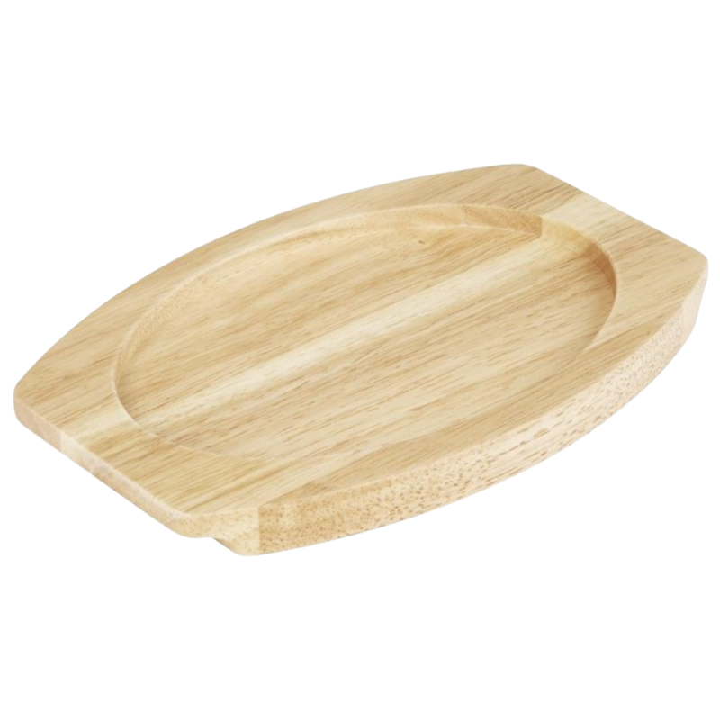 Plank voor Ovale Gietijzeren Schotel - 260x165 mm Plank voor Ovale Gietijzeren Schotel - 260x165 mm