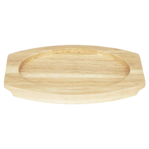 Plank voor Ovale Gietijzeren Schotel - 260x165 mm
