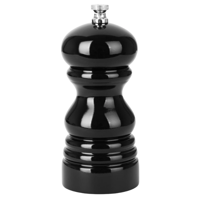 Zout- of Pepermolen van Zwart Hout - 125 mm Zout- of Pepermolen van Zwart Hout - 125 mm