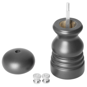 Gray Wood Salt or Pepper Mill - 125 mm