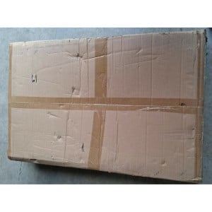 Roestvrijstalen kar met 2 plateaus - Gereviseerd
