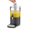 Fruitensapfontein UNIQ 4 L - Zwart - HENDI