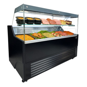 Wesley 1.5 Black Refrigerated Display 130 L - CombiSteel