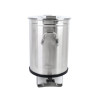Edelstahl-Mülleimer mit Pedal - 100 L - Dynasteel