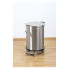 Edelstahl-Mülleimer mit Pedal - 100 L - Dynasteel