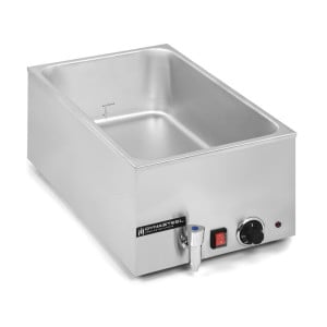 Professionelles Bain-Marie GN 1/1 mit Ablass - Dynasteel