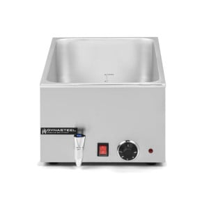 Professionelles Bain-Marie GN 1/1 mit Ablass - Dynasteel