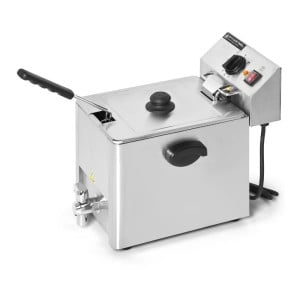 Professionele Friteuse 8 L met Aftap - Dynasteel