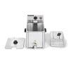Professionelle Fritteuse 8 L mit Ablass - Dynasteel