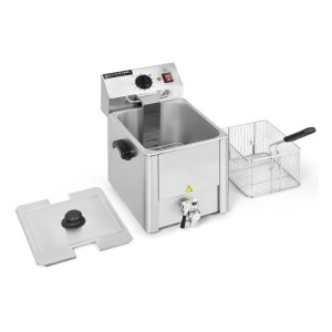 Professionele Friteuse 8 L met Aftap - Dynasteel