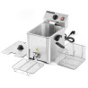 Professionelle Fritteuse 8 L mit Ablass - Dynasteel