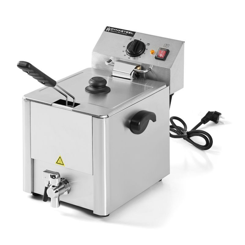 Professionele Friteuse 8 L met Aftap - Dynasteel Professionele Friteuse 8 L met Aftap - Dynasteel