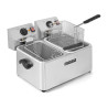 Professionelle Fritteuse 2 x 4 L - Dynasteel