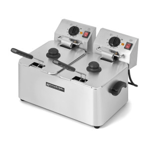 Professionelle Fritteuse 2 x 4 L - Dynasteel