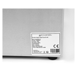 Professionelle Fritteuse 2 x 8 L mit Ablass - Dynasteel