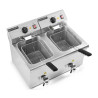 Professionele Friteuse Premium 2 x 8 L met Aftap - Dynasteel