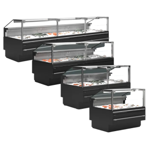 Premium Service Vitrine voor Verse Vis - 320 W