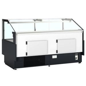Zwarte Supermarkt Koelvitrine - 469 L - TEFCOLD