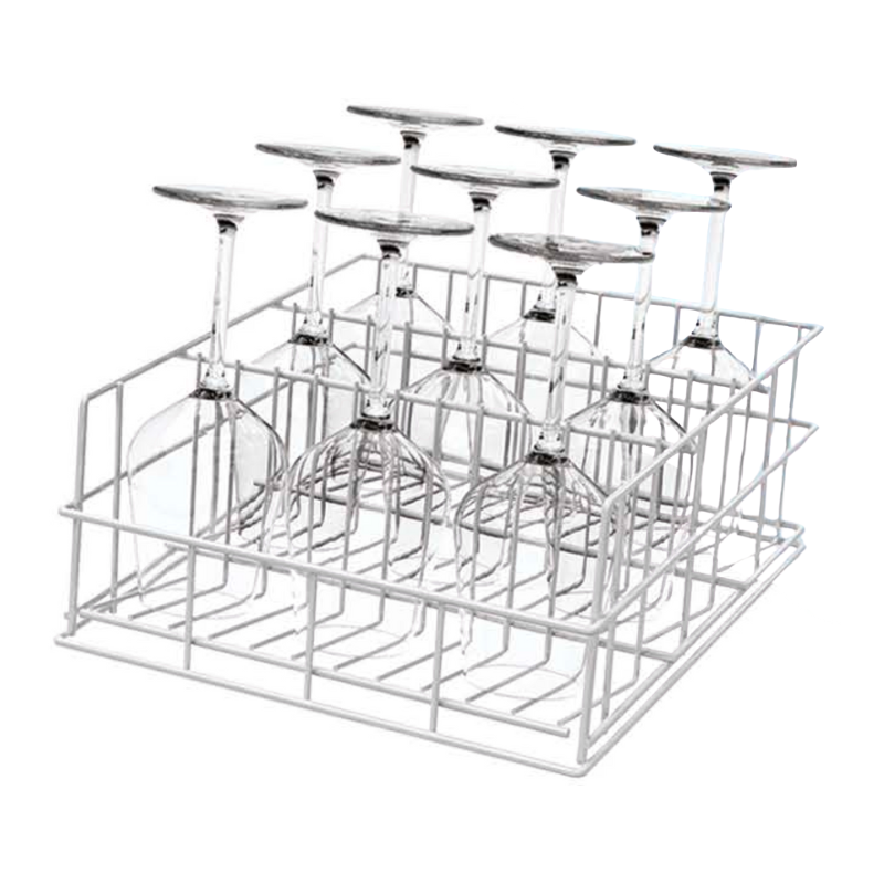 Geneigter Korb - Weingläser - 3 Fächer - 40 x 40 - Krupps Geneigter Korb - Weingläser - 3 Fächer - 40 x 40 - Krupps