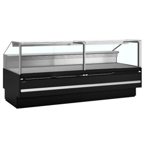 Zwarte Supermarkt Koelvitrine - 627 L - TEFCOLD