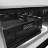 Schwarze Supermarkt-Kühlvitrine - 627 L - TEFCOLD