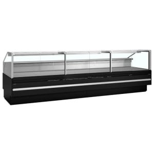 Schwarzer Supermarkt-Kühlschrank - 947 L - TEFCOLD