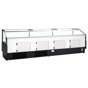 Schwarzer Supermarkt-Kühlschrank - 947 L - TEFCOLD