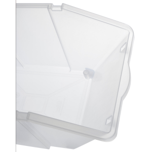 Set van 3 Ingrediëntenbakken 30L + Deksel + 4 Wielen