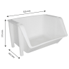 Witte Distributiebak - 18 L