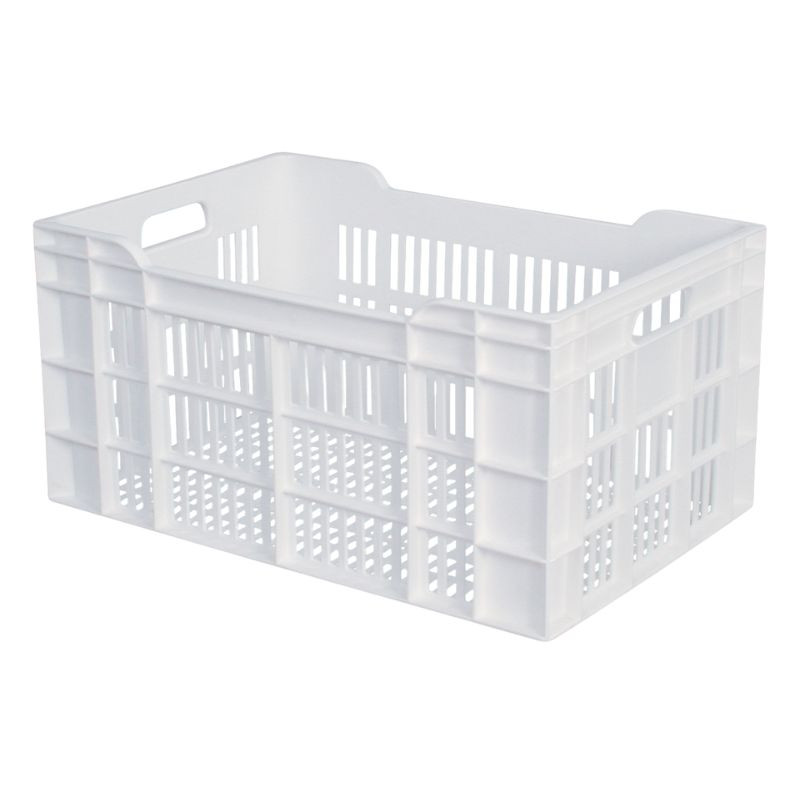 Krat 600 X 400 Geperforeerd 60L Wit - Gilac