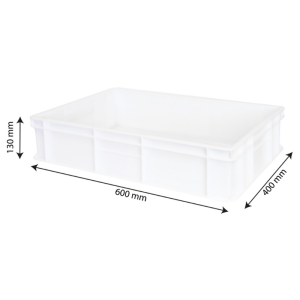 Bac à Pâtons - 600 x 400 x 130 mm - 23 L - Weiß