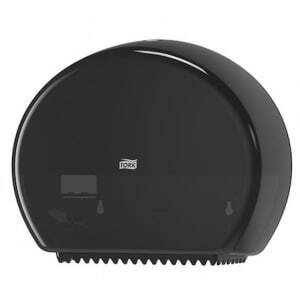 Toilet Paper Dispenser Mini Jumbo Black Tork - Economy and Hygiene