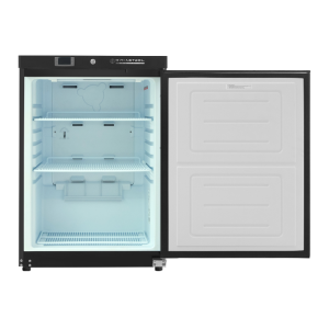 Kühlschrank 200 Liter - Positiv Schwarz - Dynasteel
