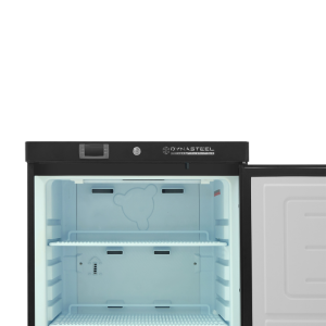 Kühlschrank 200 Liter - Positiv Schwarz - Dynasteel