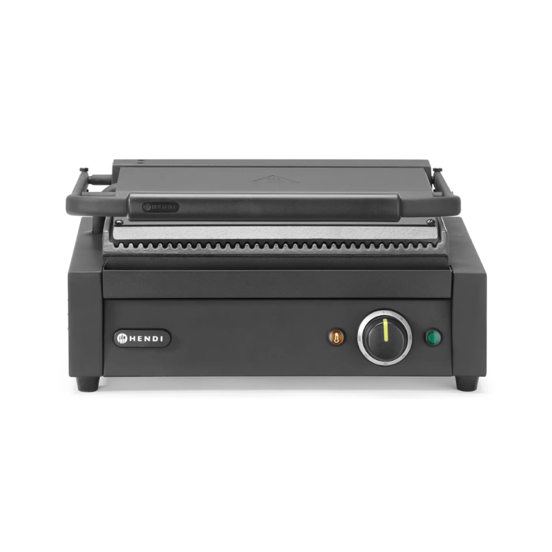 Contactgrill - Geribbelde platen - 340 x 235 mm - HENDI