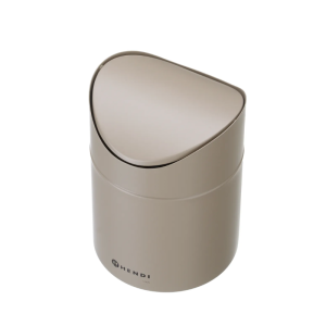 Tafelafvalbak met Scharnierend Deksel - Beige - HENDI