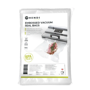 Sacs Sous-Vide Gaufrés - 250 x 350 mm - Lot de 100 - HENDI