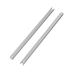 Paar Glijrails voor Saladette en Tafel voor Pizzaiolo - P 560 mm - CombiSteel