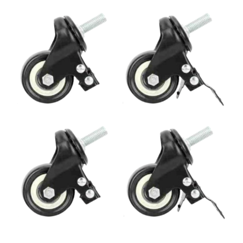 Wielen voor RVS Tafels en Spoelbakken - Set van 4 - Dynasteel