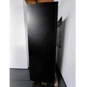 Positive Kühlvitrine 2 Türen Schwarz - 1000L | CombiSteel