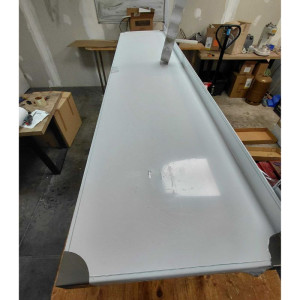 Wandregal aus Edelstahl - L 1500 x T 300 mm - Dynasteel