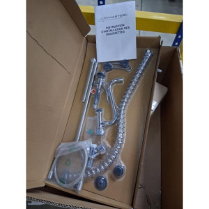 Douchette Vaatwasser met Mengkraan Monotrou met Zwanenhals - Dynasteel