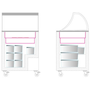 Congélateur à Crème Glacée - 191 L - TEFCOLD
