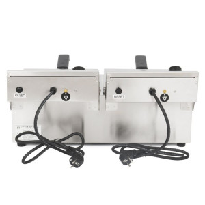 Professionelle Fritteuse - 2 x 10 L - Dynasteel