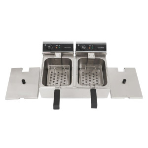 Professionelle Fritteuse - 2 x 10 L - Dynasteel