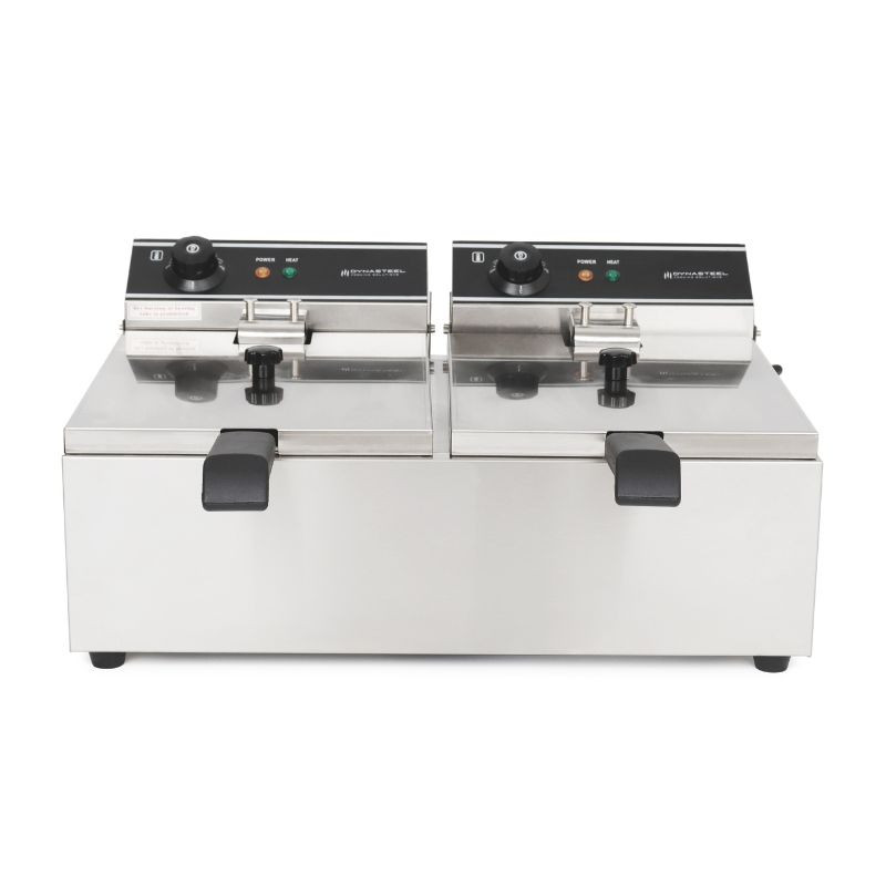 Professionelle Fritteuse - 2 x 10 L - Dynasteel