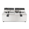 Professionelle Fritteuse - 2 x 10 L - Dynasteel
