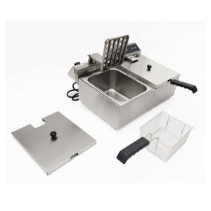 Professionelle Fritteuse - 2 x 10 L - Dynasteel